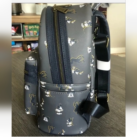 Loungefly Disney Mickey Mouse Mini Backpack Spooked Spooky DISNEY PARK BAG NWT - Picture 5 of 7